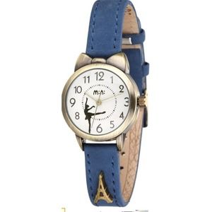 Gorgeous Ladies Mini Brand Ballet Eiffel Tower Soft Leather Watch Brand New